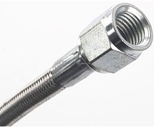 Pre-Assembled Brake Hose -4AN Straight to Straight