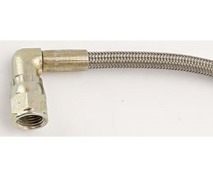 Pre-Assembled Brake Hose -3AN Straight to 90 degree