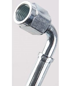 Pre-Assembled Brake Hose -3AN Straight to 90 degree