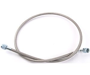 Pre-Assembled Brake Hose -4AN Straight to 90 degree