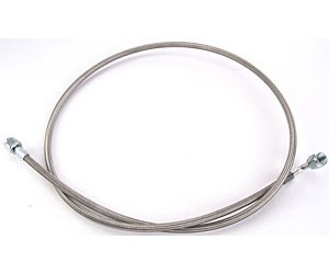 Pre-Assembled Brake Hose -4AN Straight to 90 degree