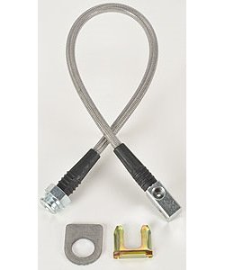 DOT Rear Brake Hose Kit 3/8 in.-24 Inverted Flare Female Swivel to 3/8 in.-24 Inverted Flare Female "T"