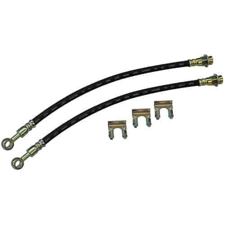 Complete Brake Hose Kit for 2002-2005 Dodge Ram 1500 w/AWABS [Rubber]