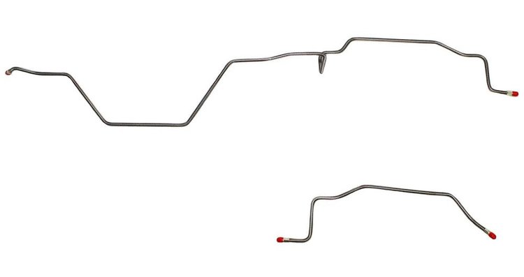 Rear Axle Brake Line Kit for 1994-1997 Dodge Ram 2500 (Manual), 3500 (Manual/Auto) [Stainless]