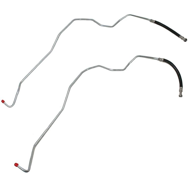 Transmission Oil Cooler Lines for Select 2002-2005 Dodge Ram 1500 Trucks with V6 Engine [Stainless Steel]