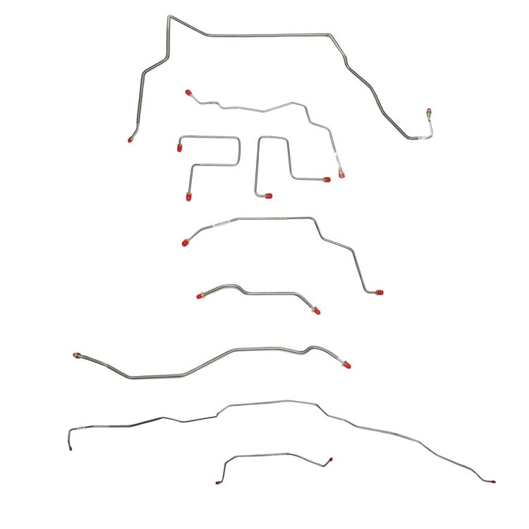 Complete Brake Line Kit for 2001-2005 Chevy Blazer, GMC Jimmy 4WD ZR2 [Stainless Steel]