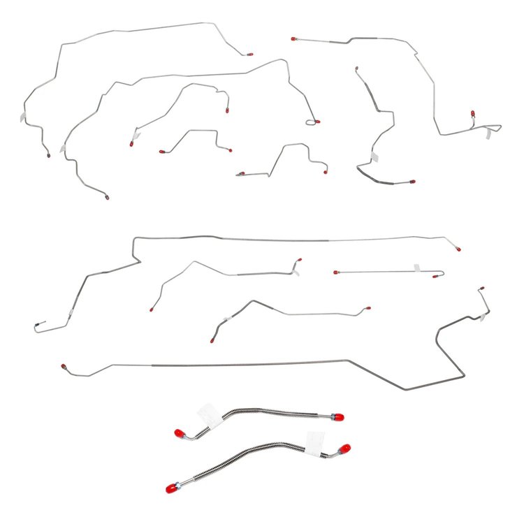 Complete Brake Line Kit for 2000-2004 Honda Insight [Stainless Steel]
