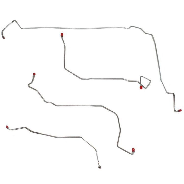 Complete Brake Line Kit for 2004-2005 Buick Lesabre, Pontiac Bonneville [Stainless Steel]