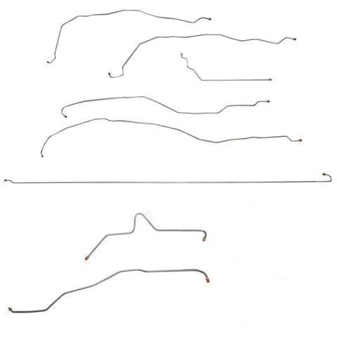 Complete Brake Line Kit for 2001-2005 GM 1500 HD Truck [Stainless Steel]