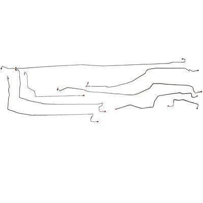 Complete Brake Line Kit for 1999-2002 GM 1500 2WD Truck w/Regular Cab/Short Bed [Stainless Steel]