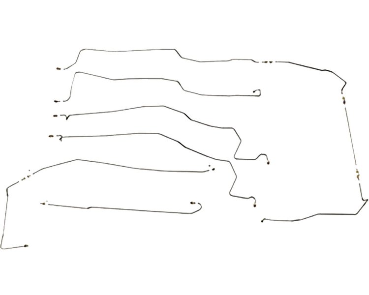 Complete Brake Line Kit for 2002-2009 Chevy Trailblazer EXT [Stainless Steel]