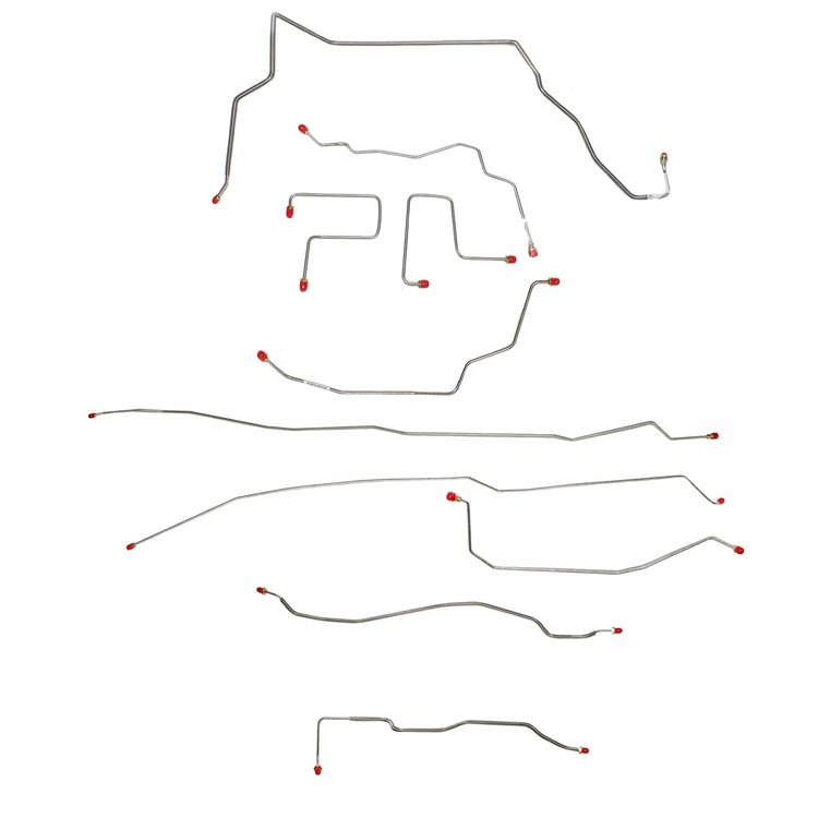 Complete Brake Line Kit for 2001-2004 GMC Sonoma, Jimmy 4WD w/ZR2 Package [Stainless Steel]