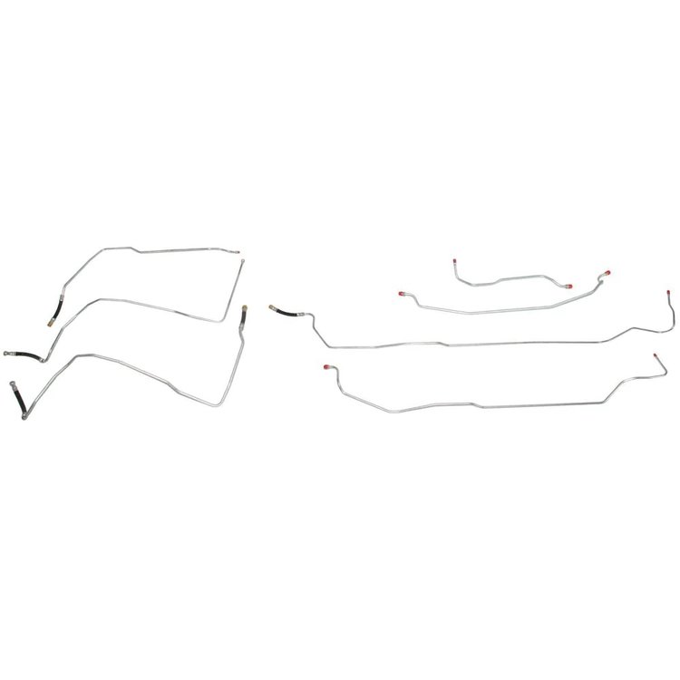 Complete Fuel Line Kit for 2000-2003 GM 1500 Trucks w/Extended Cab/V8 Engine [Stainless Steel]