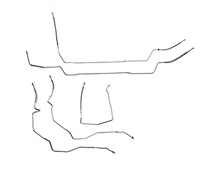 Complete Fuel Line Kit for 2000-2001 Chevy Suburban, GMC Yukon w/Dual Tanks [Stainless Steel]