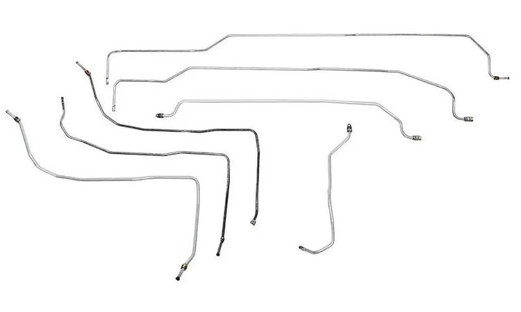 Complete Fuel Line Kit for 2002-2003 GM 2500 SUVs [Stainless Steel]