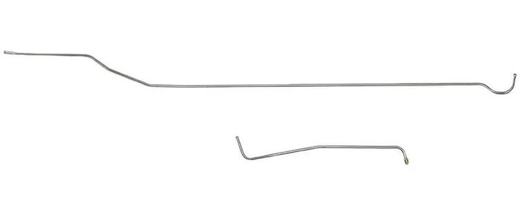Main Fuel Line Kit for 1971-1972 GM K10 1/2-Ton 4X4 w/Short Bed, 3/8 in. Lines [2-Piece, Stainless Steel]