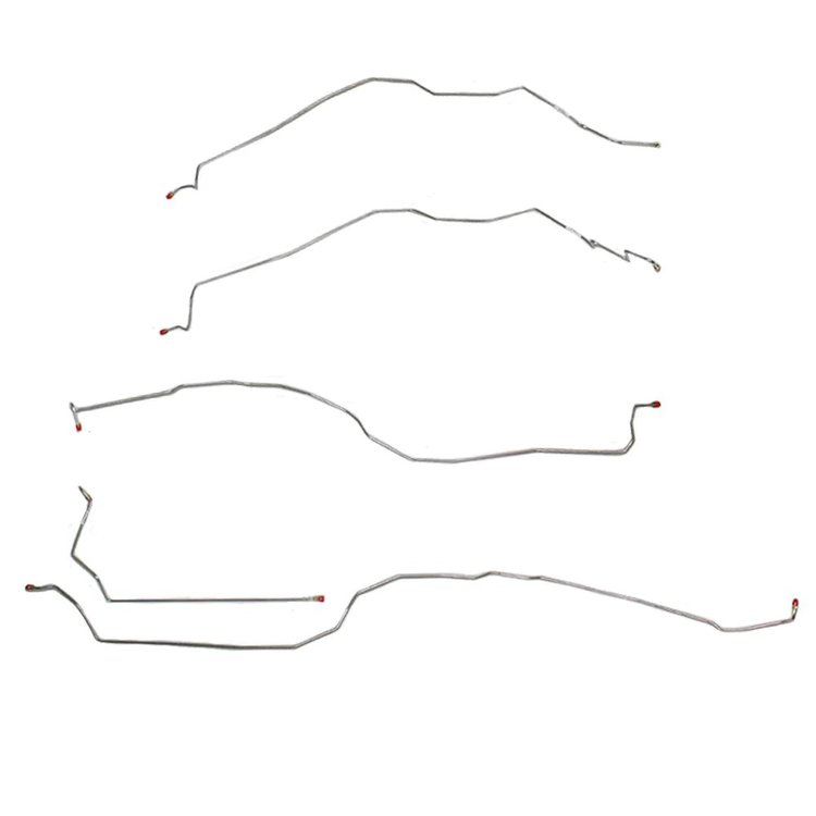 Front Brake Line Kit for 2000-2002 GM Suburban, Yukon XL 1500 2WD w/Front Coil Springs [Stainless Steel]