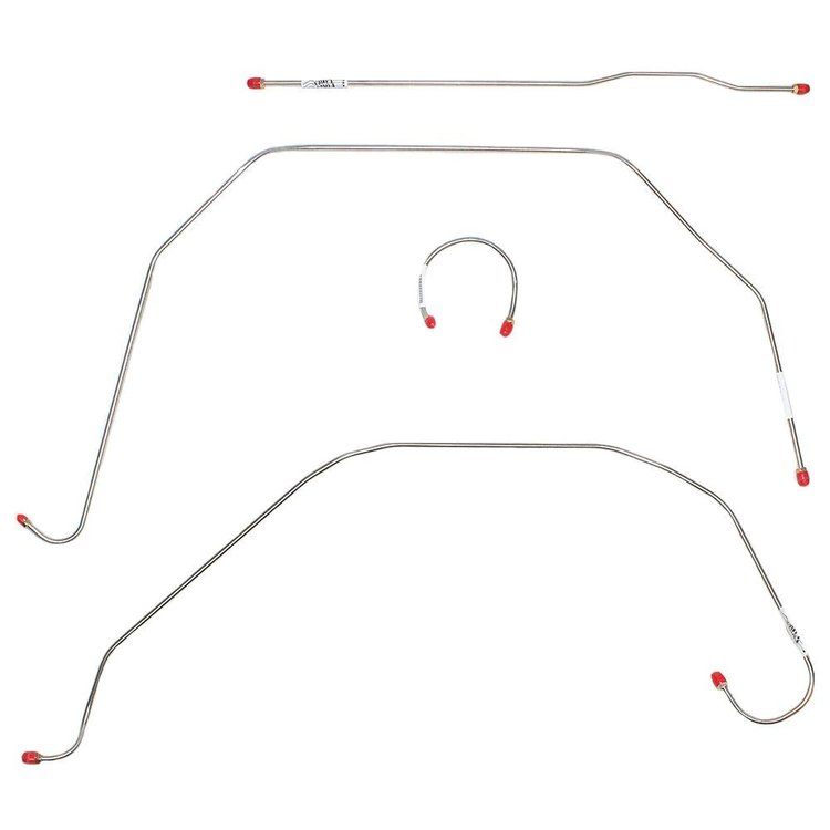 Front Brake Line Kit for 1947-1950 GM Series I 1/2-Ton Trucks [Steel]