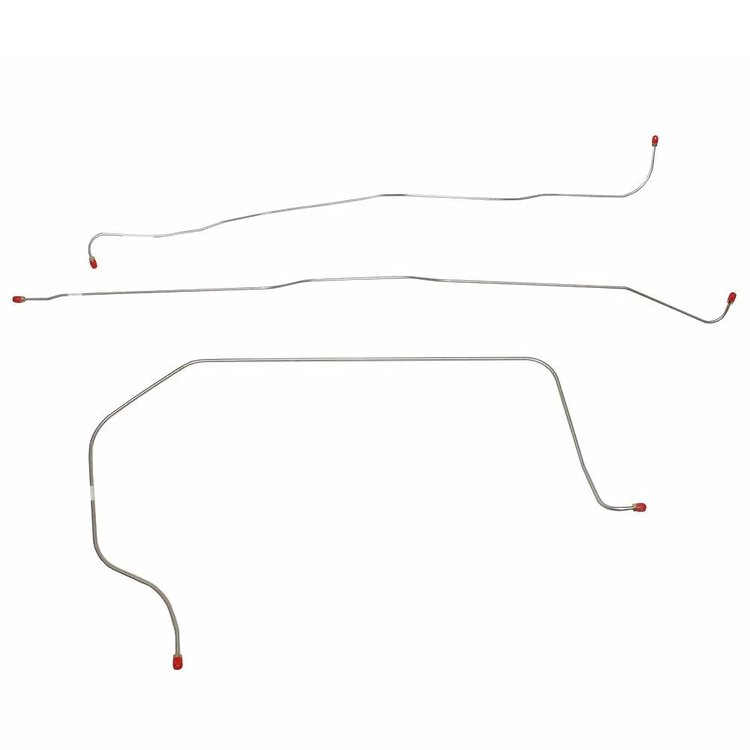 Front Brake Line Kit for 1955-1956 GM Series II 3100 1/2-Ton Trucks [Steel]