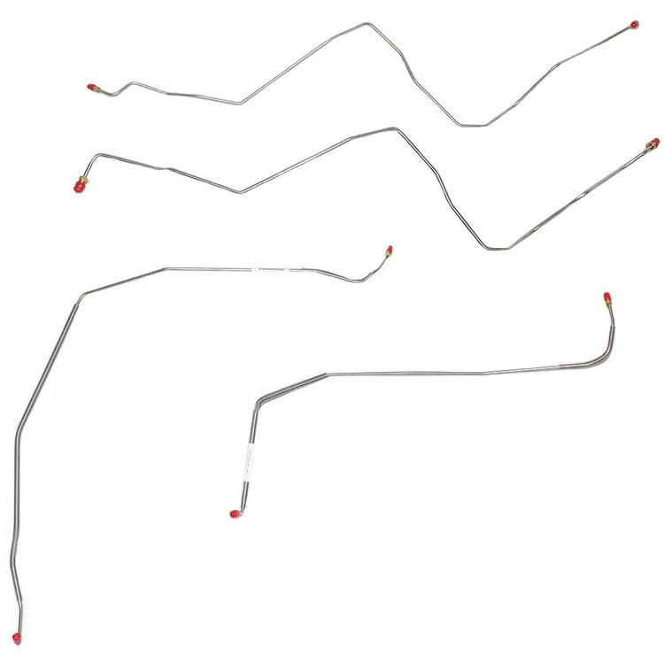 Front Brake Line Kit for 1990-1991 Chevy K5 Blazer [Stainless]
