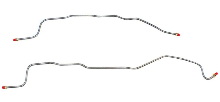 Rear Axle Brake Line Kit for 1995-1999 GM Suburban 1500, Tahoe, Yukon [Stainless]