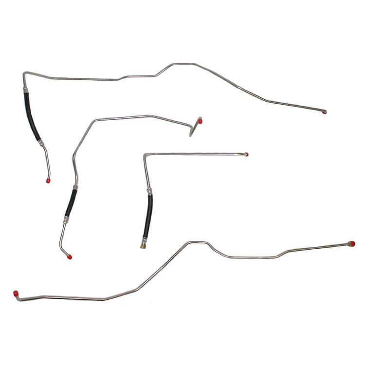 Transmission Oil Cooler Lines for 1998-2005 Chevy Blazer [Stainless]