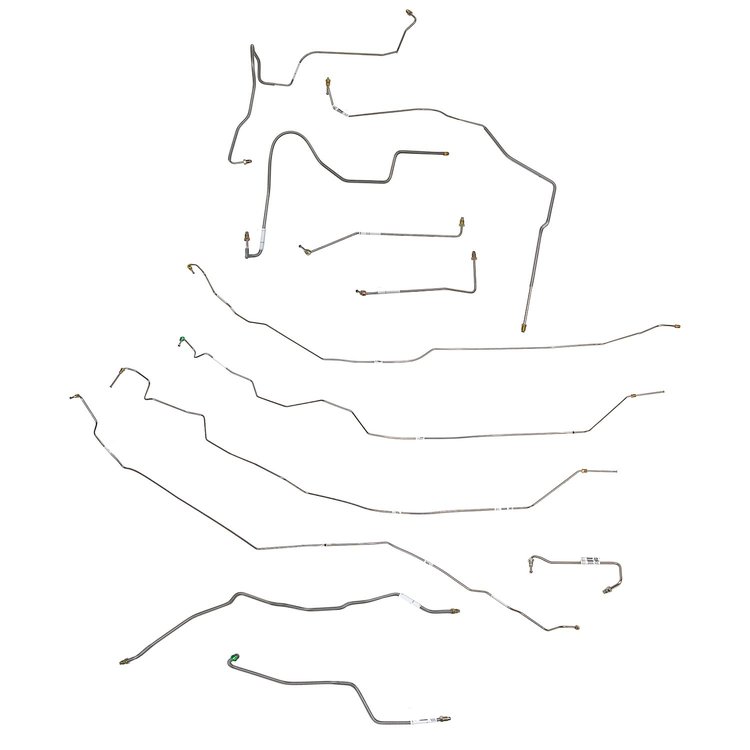 Complete Brake Line Kit for 95-97 Camaro, Traction Control [Steel]