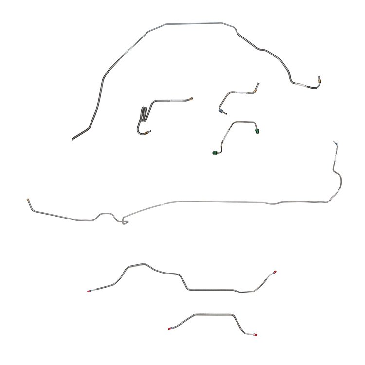 Complete Brake Line Kit for 1981 Pontiac Firebird, w/ Power Disc, Standard Rear Suspension [Stainless Steel]