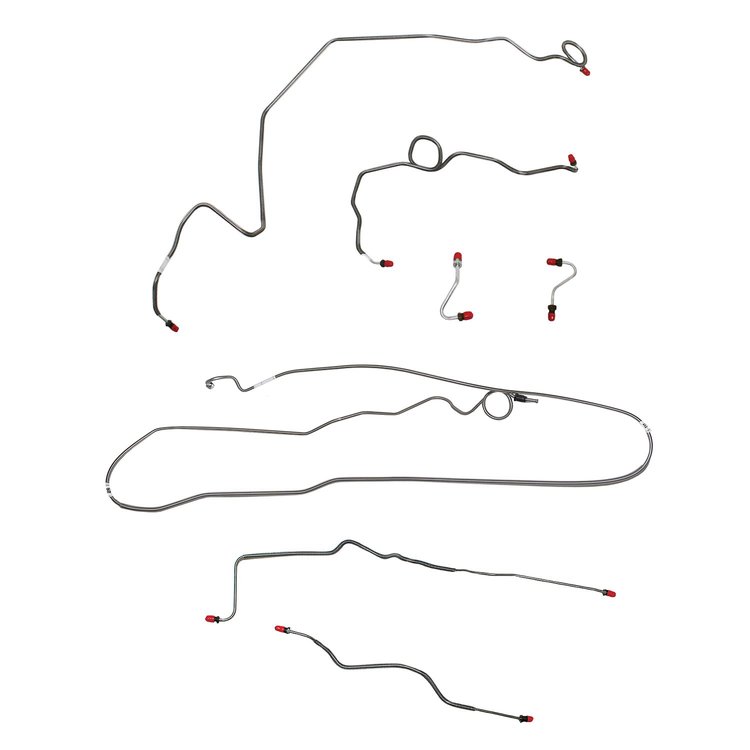 Complete Brake Line for 1991 Pontiac Firebird 5.0L 8 Cyl or 5.7L 8 Cyl w/ J65 Rear Disc [Stainless Steel]