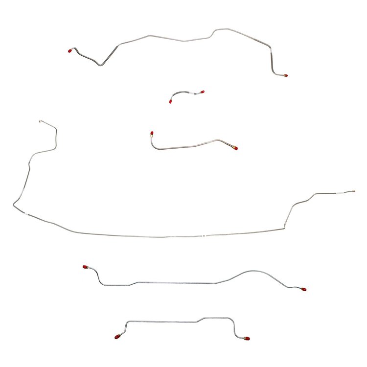 Complete Brake Line Kit for 1962-63 Mopar B-Body w/ Standard Brakes, w/o 426 Max Wedge [Steel]