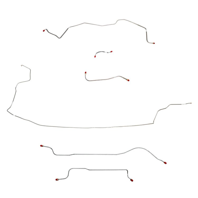 Complete Brake Line Kit for 1964 Mopar B-Body w/ Standard Brakes, w/o 426 Max Wedge [Steel]