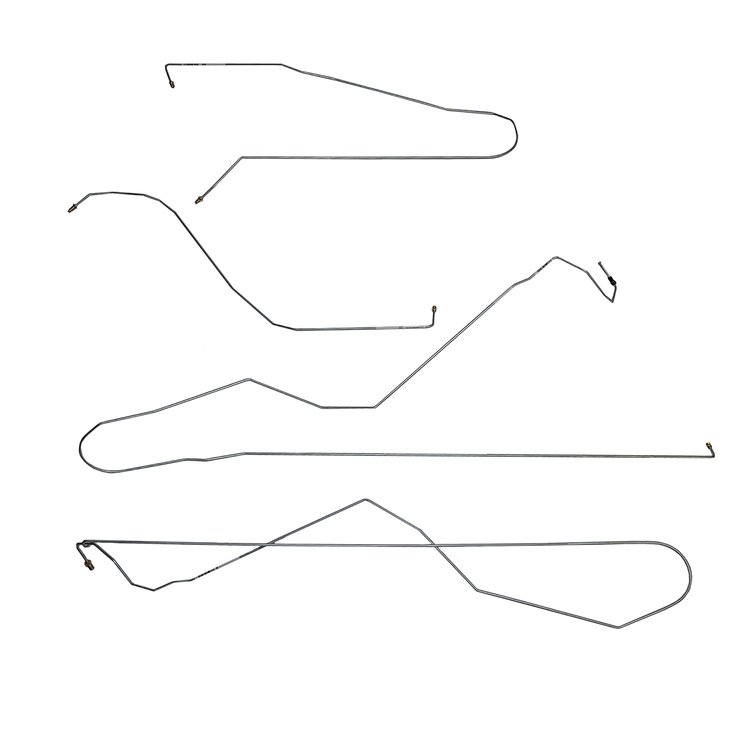Intermediate Brake Lines for 15-22 Dodge Challenger Hellcat Only [Steel]