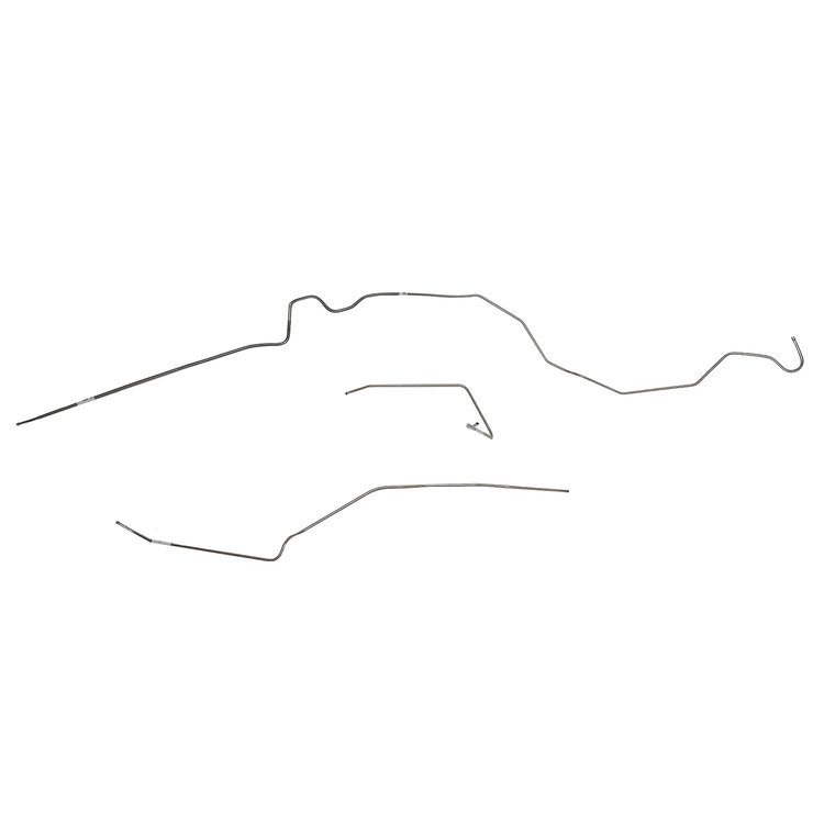 3-Piece 1/4 in. Fuel Return Lines for 79-81 Pontiac Firebird Trans Am [Steel]