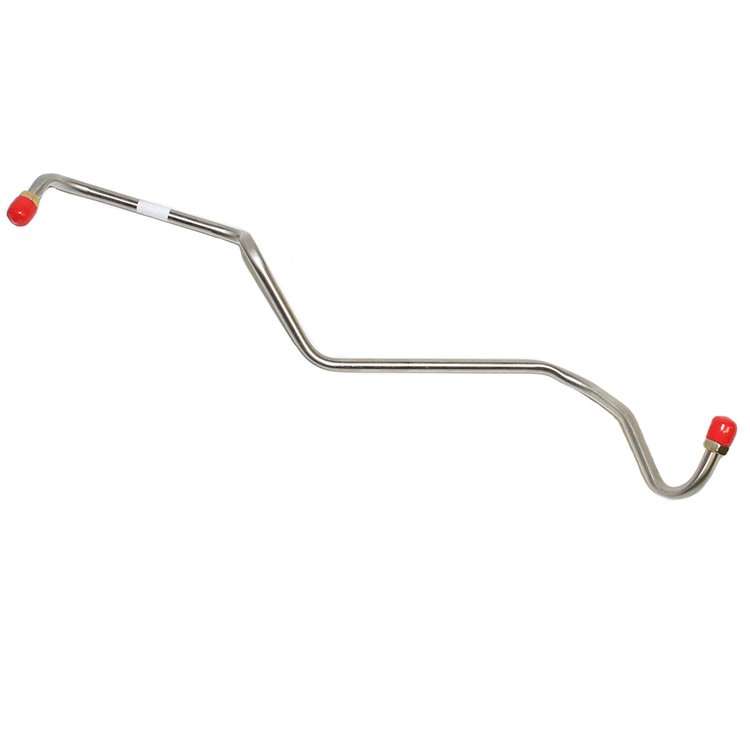 Pump To Carb w/ Return Line for 76-81 Chevy Camaro 350 4-bbl Quadra-Jet [Stainless Steel]