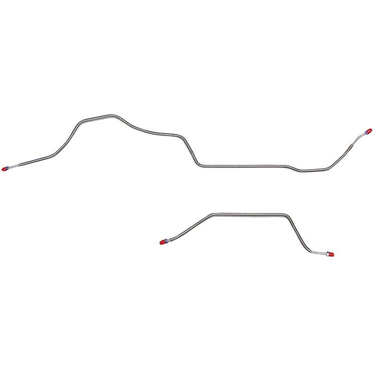 Rear Axle Brake Lines for 76-81 Pontiac Firebird w/ Standard Rear Suspension [Steel]