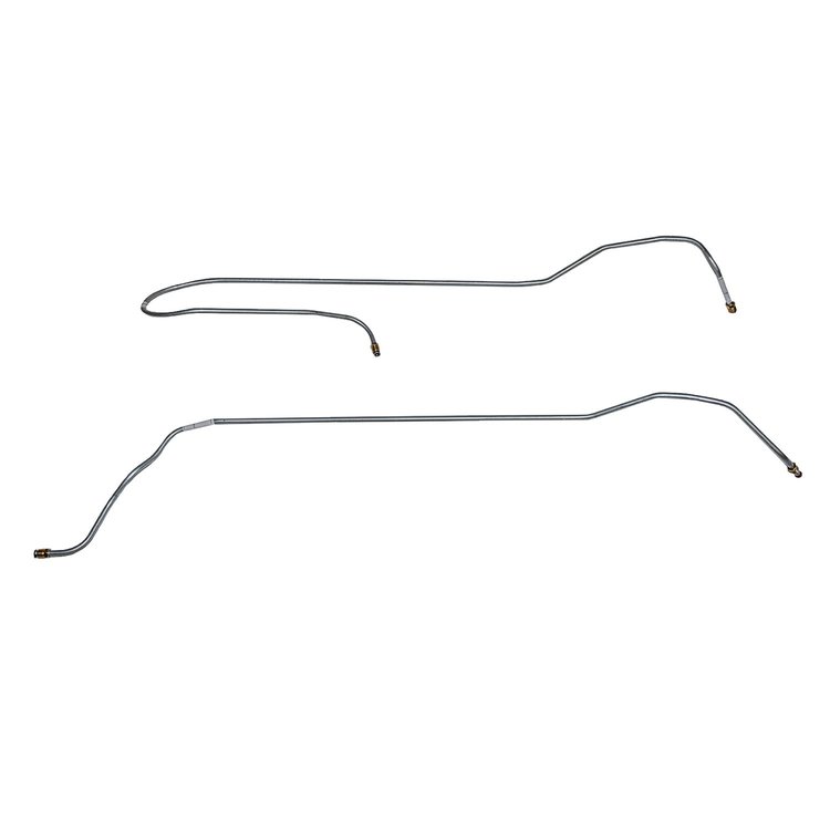 2-Piece Transmission Cooler Lines for 67-69 Pontiac Firebird & Trans Am w/ TH350/400 [Steel]