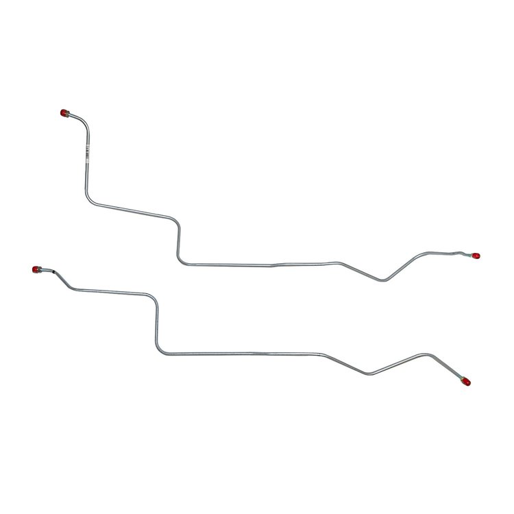 2-Piece Transmission Cooler Lines for 70-74 Pontiac Firebird & Trans Am, TH350/400 w/ 5/8 in. Radiator Ports [Steel]