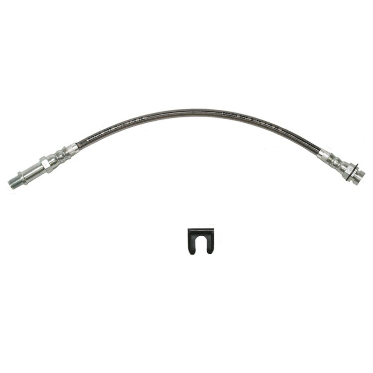 Front Brake Flex Hose for 1967 Dodge Charger, Coronet With Disc Brakes or 1974 Challenger With Disc Brakes [Rubber]