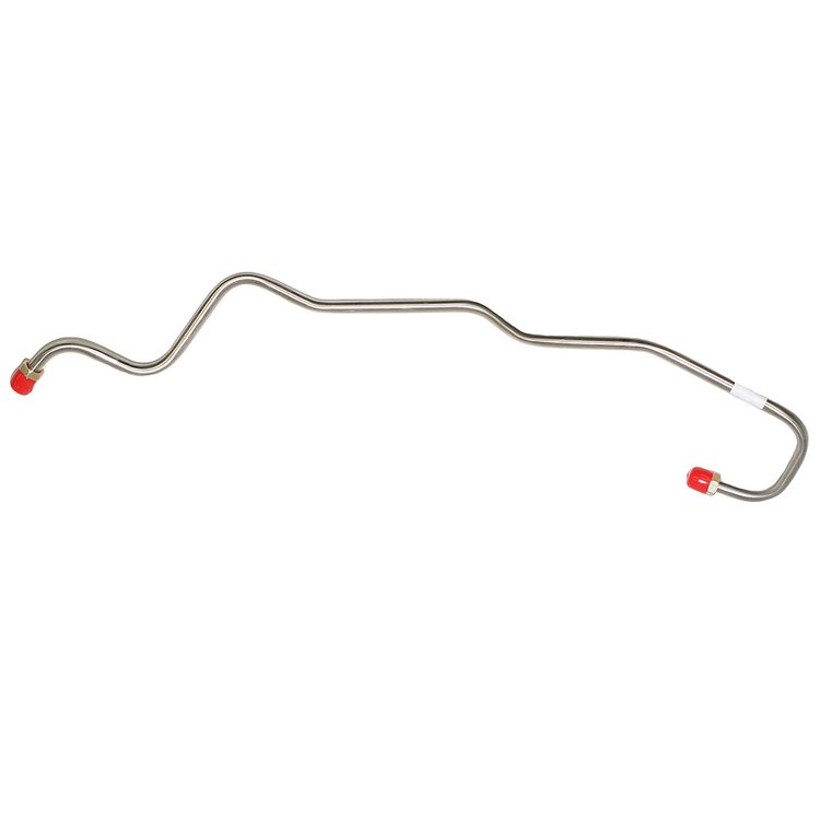 Pump To Carb Fuel Line for 68 Pontiac Firebird/Lemans 350/400ci V8 4-bbl w/ Bottom Outlet Fuel Pump [Stainless Steel]