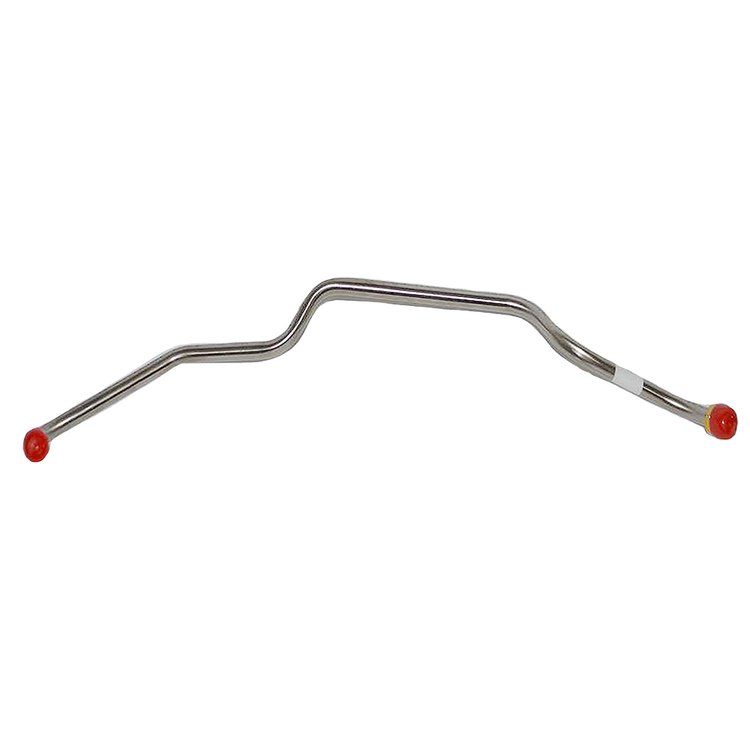 Pump To Carb Fuel Line for 69-70 Pontiac Firebird/Lemans/Trans Am/GTO V8 4-bbl w/ Side Outlet Fuel Pump [Steel]