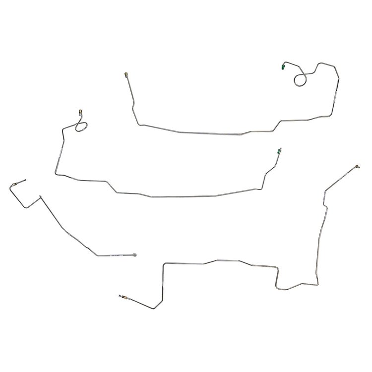 Front Brake Line Kit for 03-10 Dodge Viper [Stainless Steel]