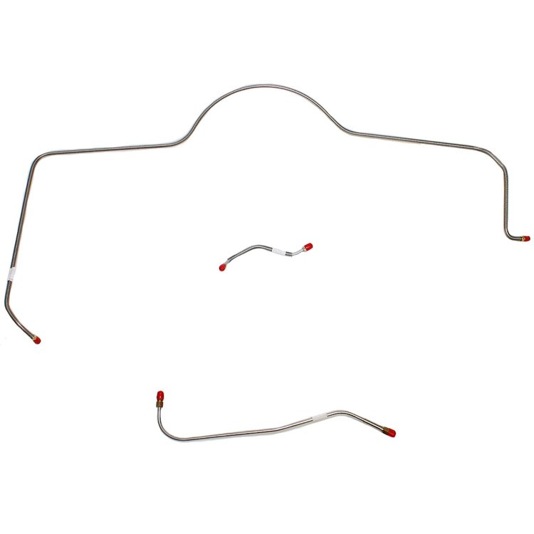 3 Line Set for 65 Mopar B-Body w/ Standard Brakes [Stainless Steel]