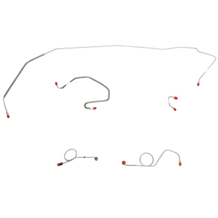 Front 5 Line Kit for 71 Mopar B-Body w/ Standard Disc [Steel]