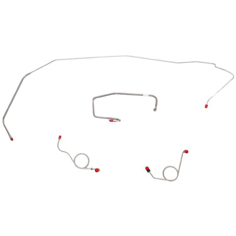 Front 4 Line Kit for 72 Mopar B-Body w/ Power Drum [Steel]