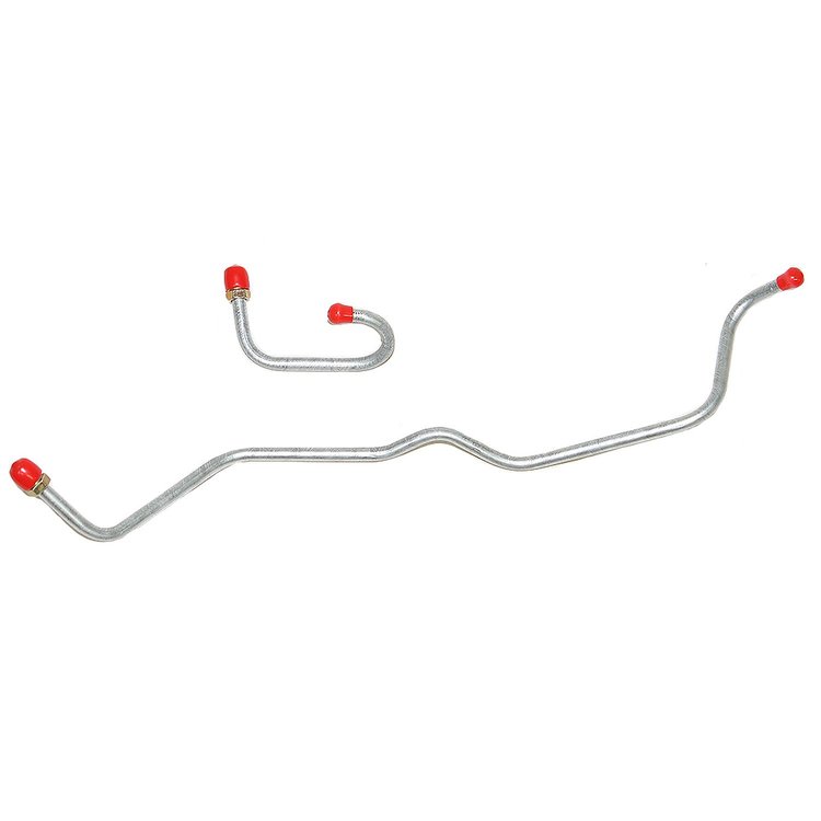2-Piece Line Set for 73 Mopar B-Body 318 2-bbl [Steel]