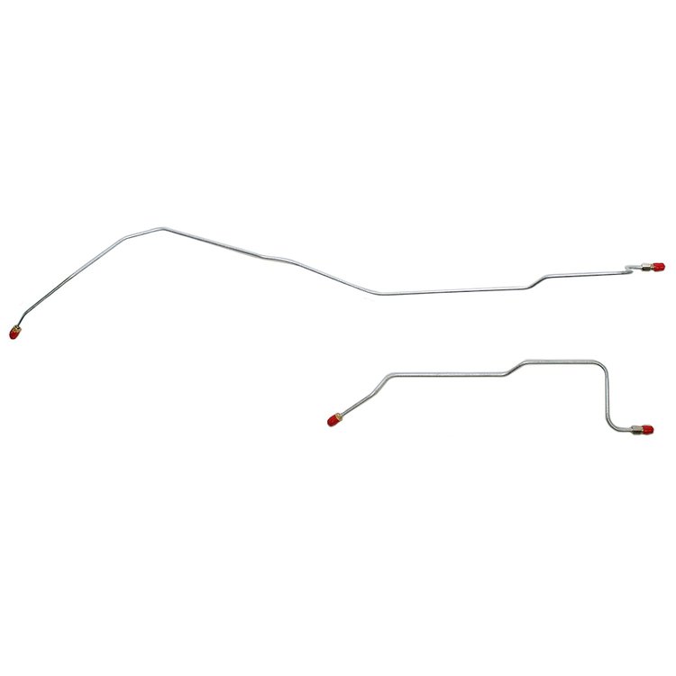 Rear Axle Brake Lines for 66-70 Mopar B-Body w/ Dana Axle [Stainless Steel]