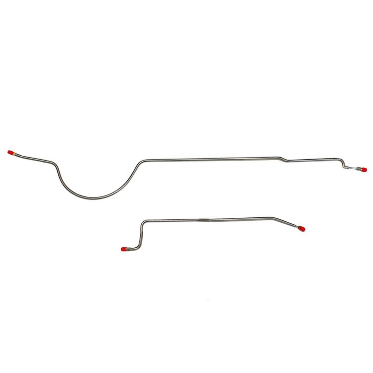 2-Piece Brake Line Set for 74 Mopar B-Body w/ 8 3/4 in. Rear Axle [Steel]