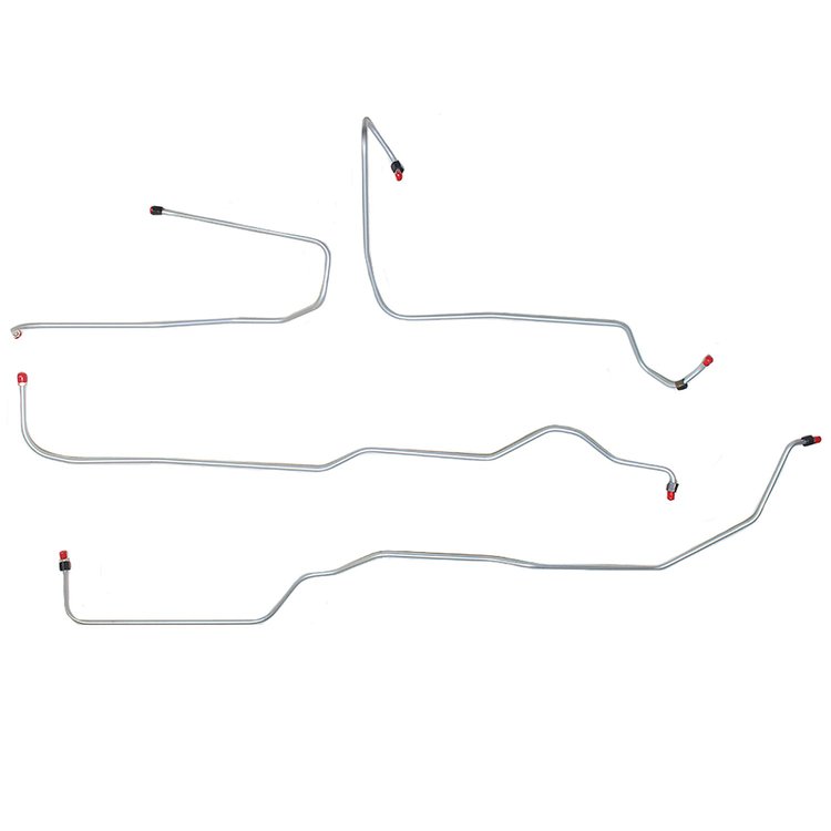 Transmission Cooler Line Set for 70 Mopar B-Body Hemi (Except Charger) [Stainless Steel]