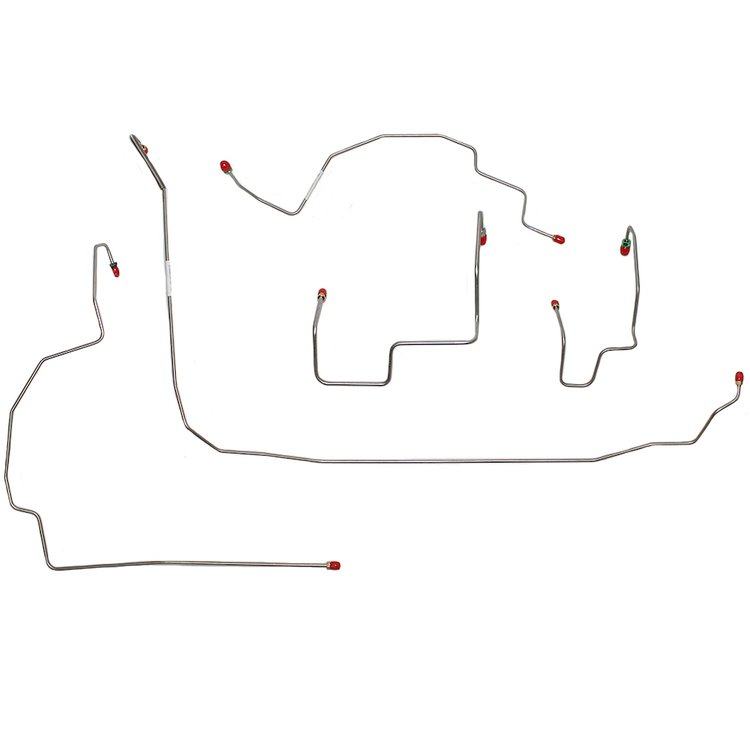 Front Brake Line Kit for 07-18 Wrangler [Steel]
