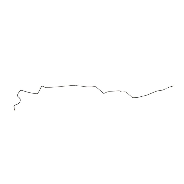 Single Intermediate Brake Line for 67-71 Mopar A-Body w/ Drums/71 Models w/ Disc/Drum [Stainless Steel]
